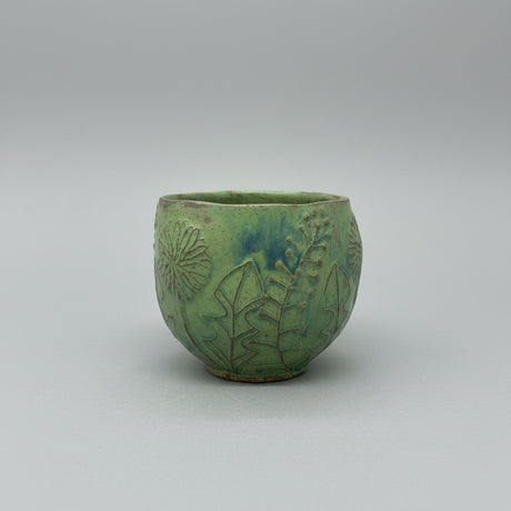 Kaoli Nakamura: Green Dandelion Cup yunomi-jp.pro
