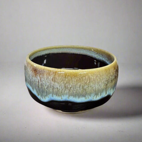 Saikai Ceramics: Hakuwan - Jatenmoku, Porcelain Matcha Bowl with Gift Box