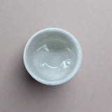 Seiangama: Handmade Mino-yaki Guinomi Cup 5 Piece Set with Wooden Box 手造り五様ぐい呑揃