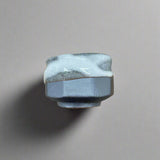 Seiangama: Handmade Mino-yaki Guinomi Cup 5 Piece Set with Wooden Box 手造り五様ぐい呑揃