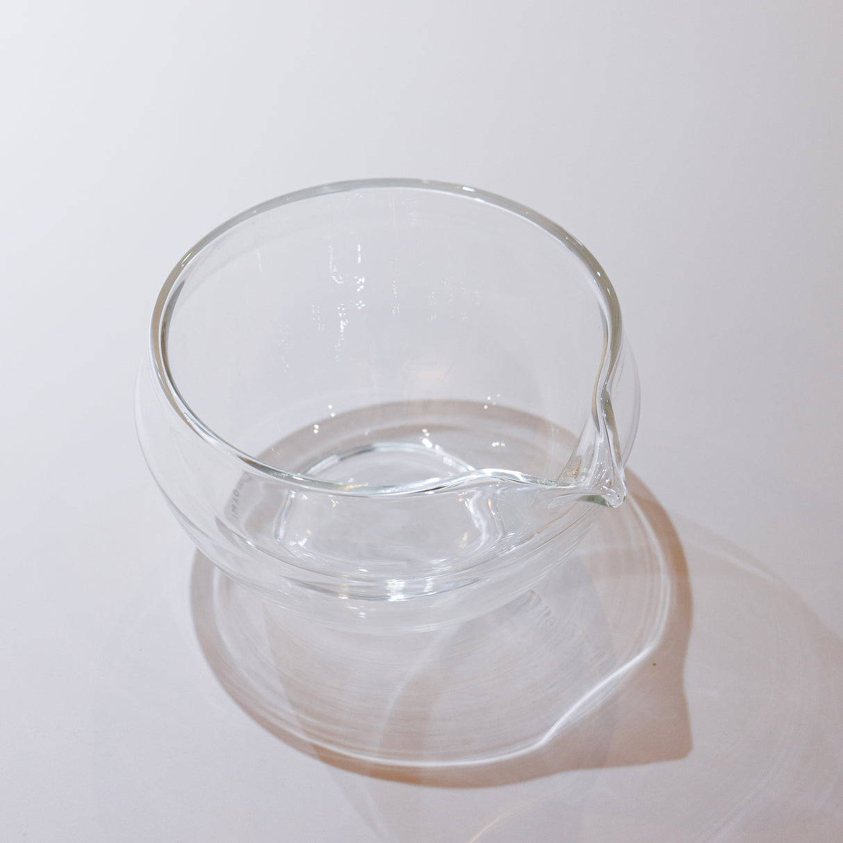 Origami  - Glass Katakuchi Matcha Bowl with Pouring Lip