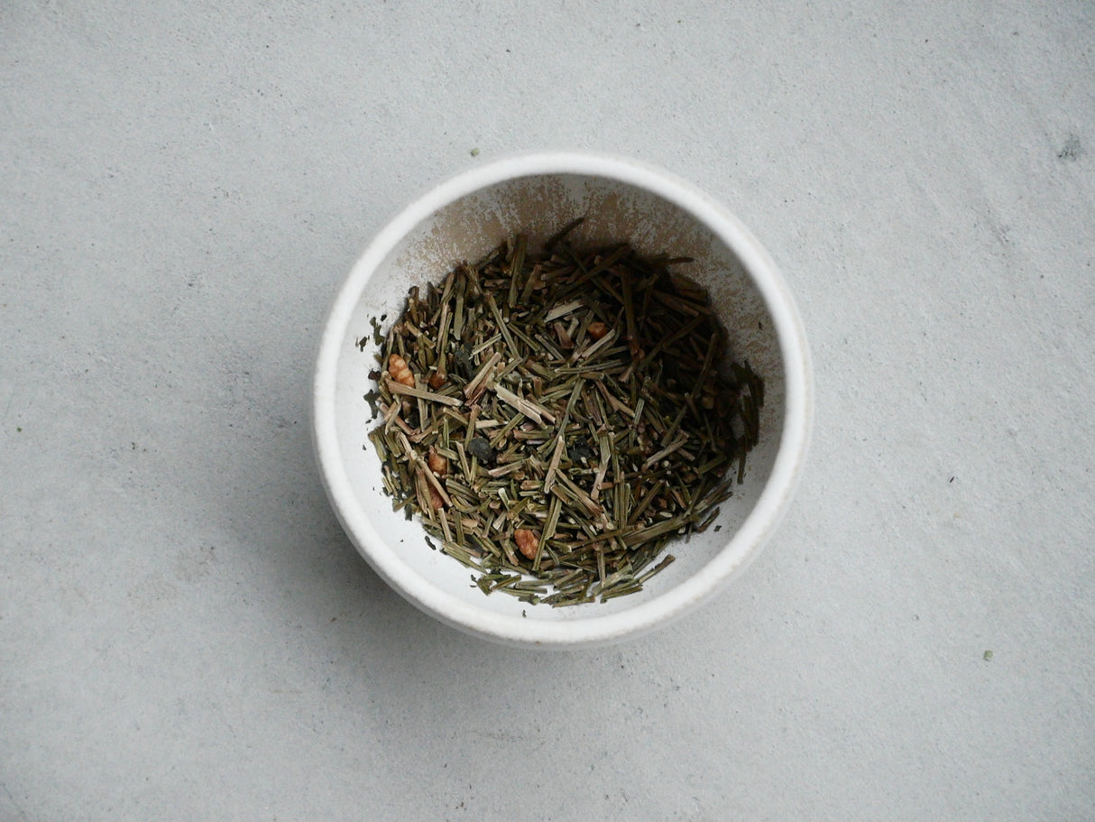 #0236.JX加賀棒茶玄米 - 石川県産自然栽培の焙煎茶葉と炒り米