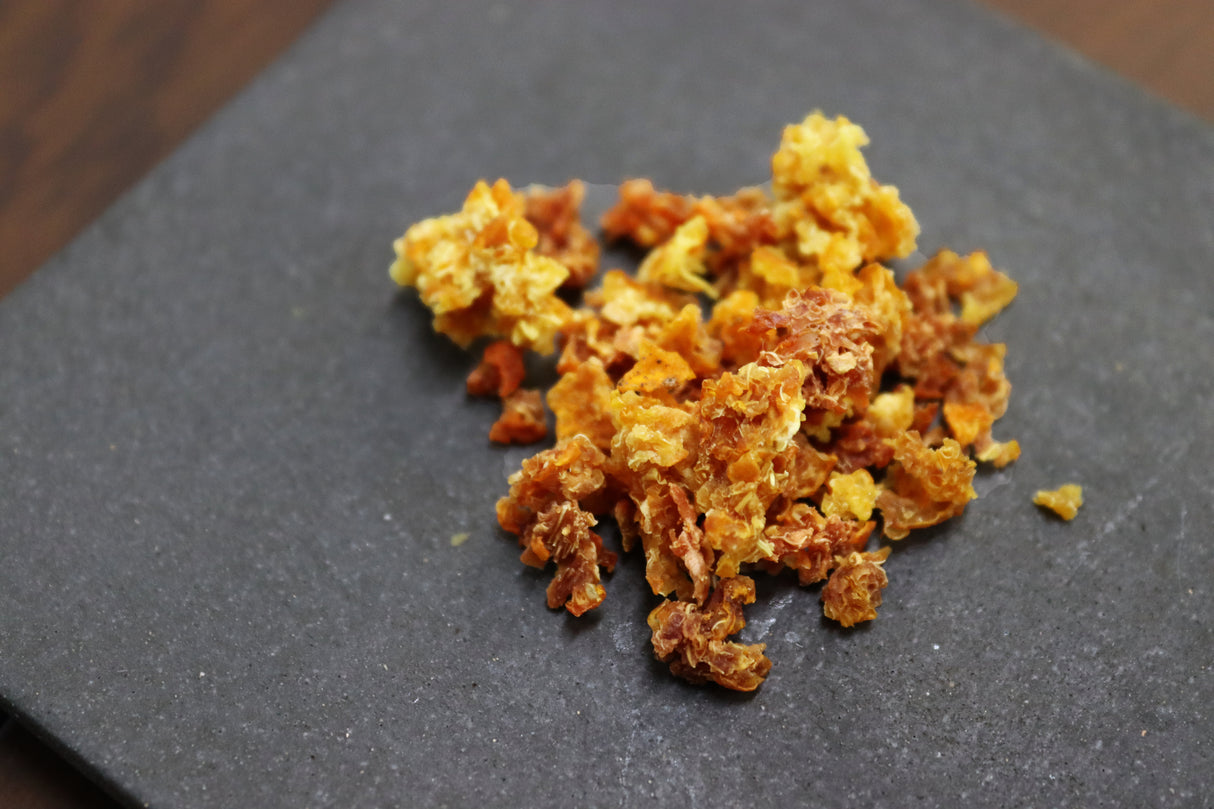 #0819.S5 プレミアム有機乾燥柚子皮 静岡県春野村産 静岡県春野町の乾燥有機柚子皮