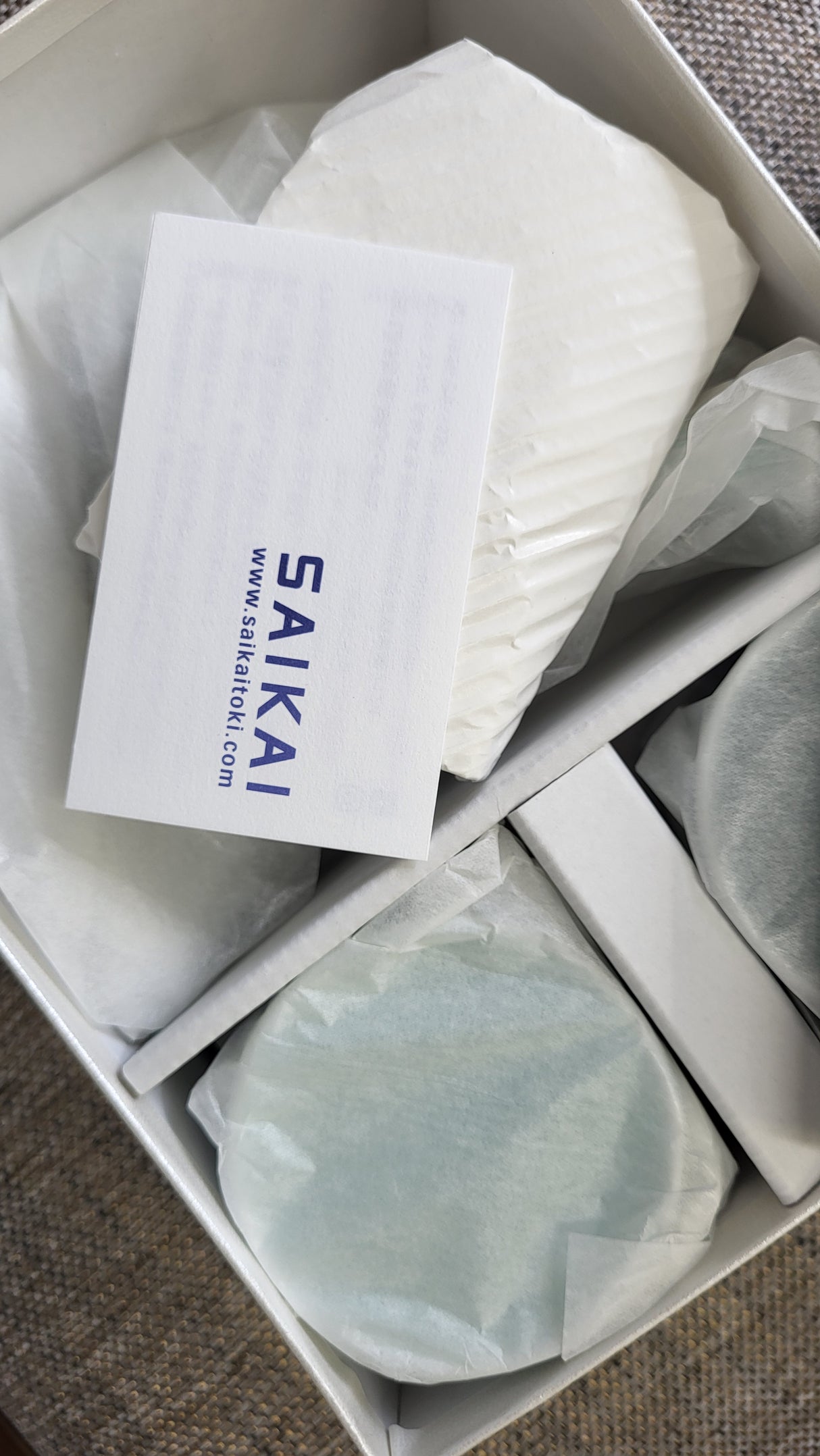 西海陶器：波佐見焼 青磁 急須セット - 急須＋ティーカップ2個