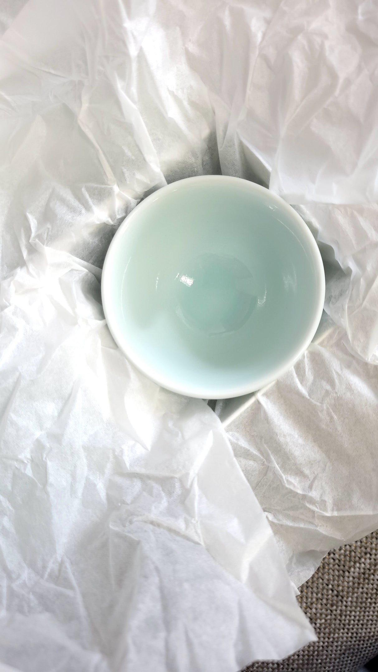 西海陶器：波佐見焼 青磁 急須セット - 急須＋ティーカップ2個