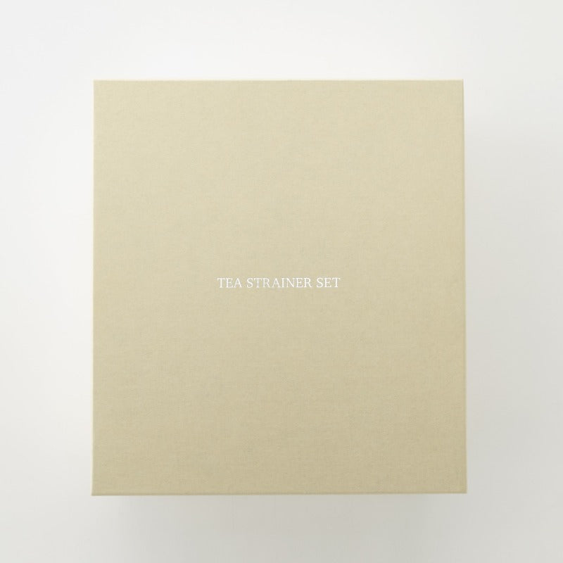 Three Snow: Tea Strainer and Glass Kyusu Set (Pink Gold)