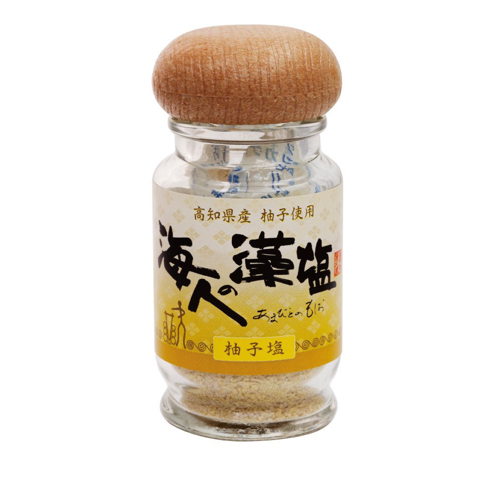Amabito no Moshio Gourmet Yuzu Citrus Seaweed Salt by Kamagari Bussan - yunomi-jp.pro