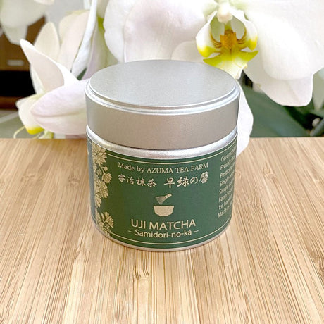 Azuma Tea Garden: "Samidori no Ka" Matcha Cultivar Series Samidori, Standard Ceremonial Grade 早緑の馨 - yunomi-jp.pro