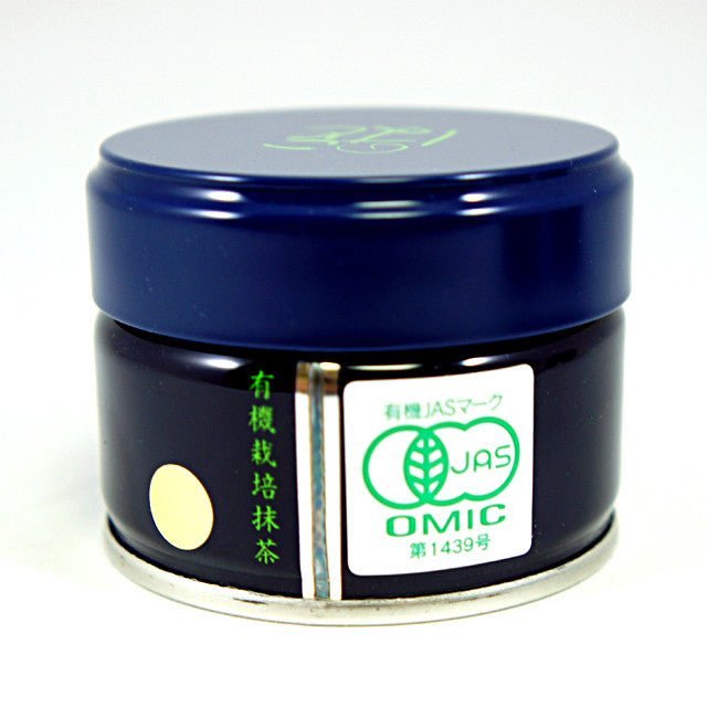 Cha Ginza: Matcha Gold, 20g tin, JAS Organic - yunomi-jp.pro