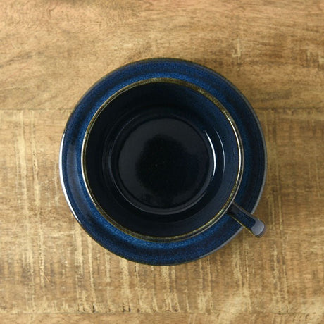 Deep Scandinavian Blue - Tea Cup & Saucer - yunomi-jp.pro