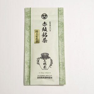 Dobashien Tea #15: Kakegawa Series: Premium Spring Fukamushi Genmaicha from Shizuoka 特上玄米茶 - yunomi-jp.pro