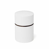 Fujiki Denshiro: Obizutsu Tea Canister - Awayuki 帯筒茶筒あわゆき - yunomi-jp.pro