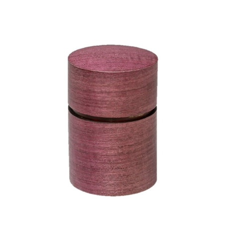 Fujiki Denshiro: Obizutsu Tea Canister - Purple Heart 帯筒茶筒パープルハート - yunomi-jp.pro