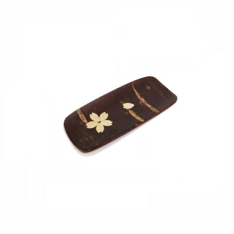 Fujiki Denshiro: Sakura Bark Tea Scoop Chasaji, with Sakura 茶箕(小)散花 - yunomi-jp.pro