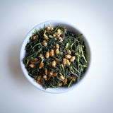 Hachimanjyu: Organic Yakushima Genmaicha Brown Rice Green Tea 有機玄米茶 (JAS certified) - yunomi-jp.pro