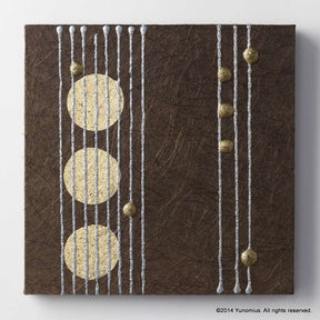 Hana & Haku: Decorative Washi Paper Panel (Brown #2) - yunomi-jp.pro