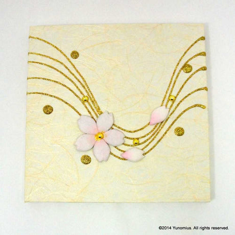 Hana & Haku: Sakura Washi Paper Panel (White #2) - yunomi-jp.pro