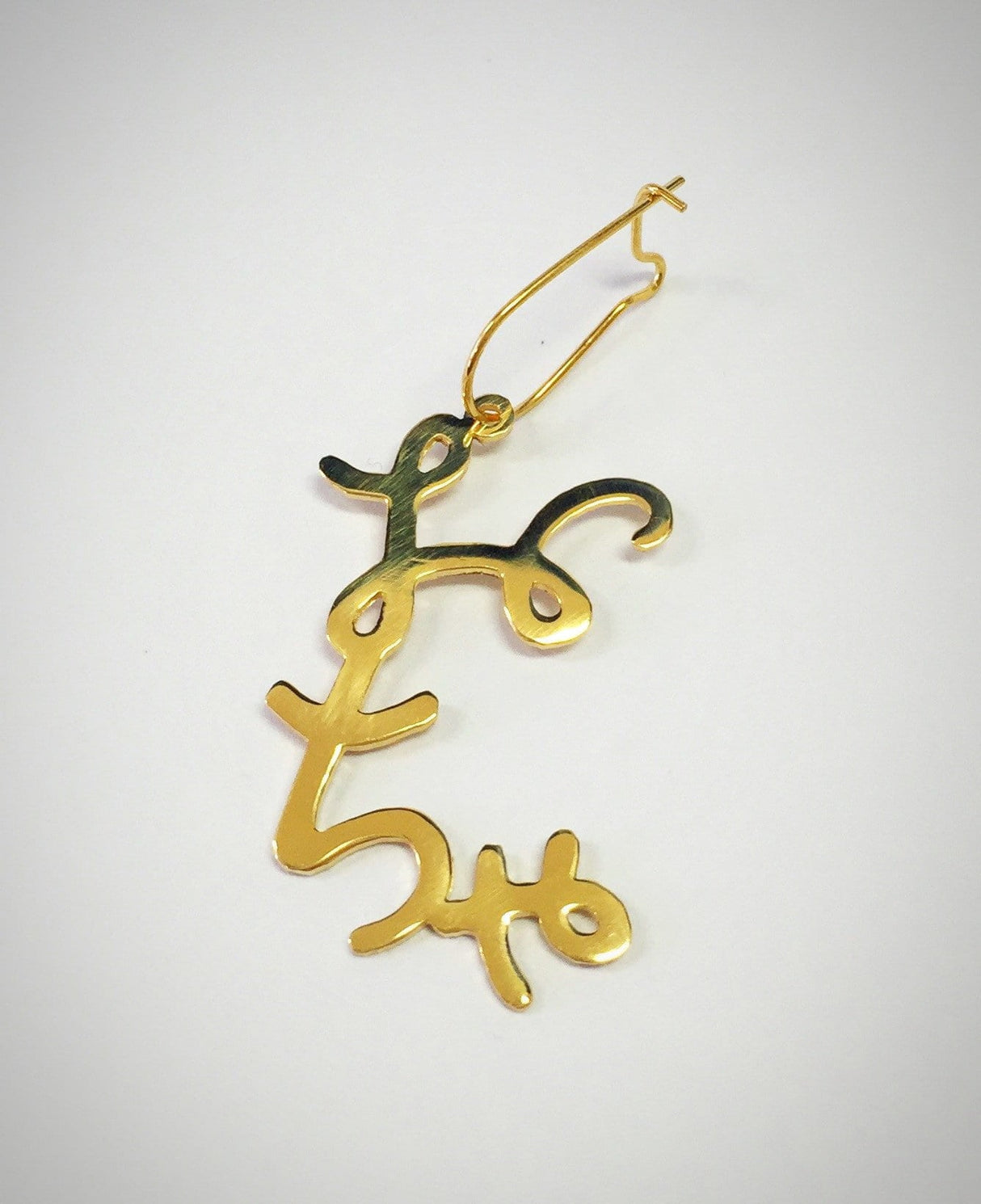 Hiragana: Pierced Earring "Ocha" - yunomi-jp.pro
