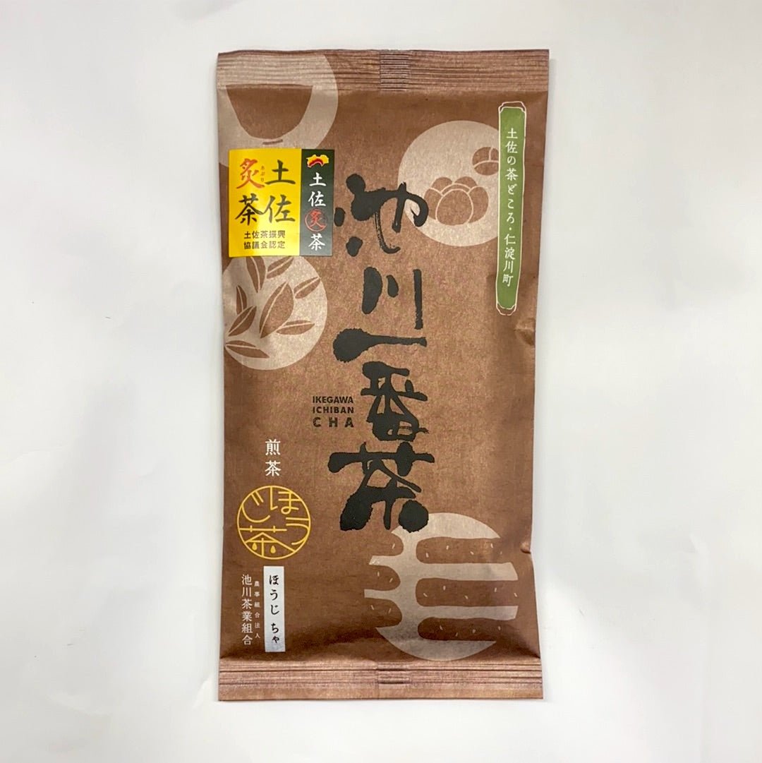 Ikegawa Tea Farm Coop: Spring First Flush Hojicha (Dark Roasted Sencha), Tosa Aburicha 池川一番茶[土佐炙茶] - yunomi-jp.pro