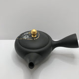 Isobe Ceramics mi123: Tokoname Kyusu Golden Sakura by Shouhou 250 ml 金彩桜 - yunomi-jp.pro