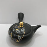 Isobe Ceramics mi123: Tokoname Kyusu Golden Sakura by Shouhou 250 ml 金彩桜 - yunomi-jp.pro