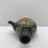 Isobe Ceramics mi124: Tokoname Kyusu Shouhou 200 ml 金彩木の葉 - yunomi-jp.pro