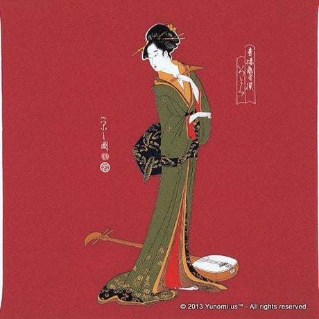 Iyo Yuinoh Center, Furoshiki: Geisha Itsutomi (large) - yunomi-jp.pro