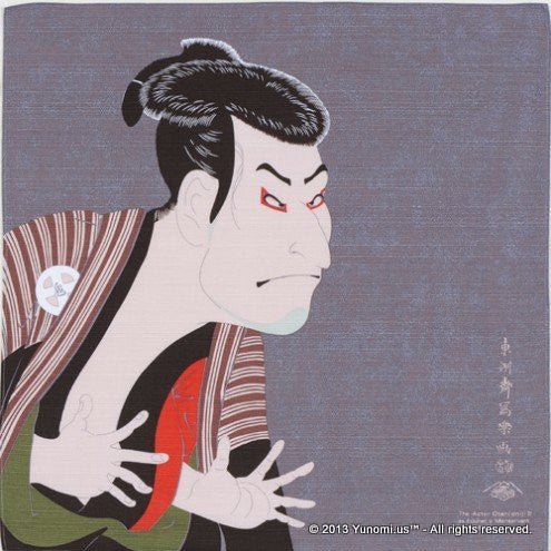Iyo Yuinoh Center, Furoshiki: Kabuki Actor Otani Oniji III - Sharaku (small) - yunomi-jp.pro
