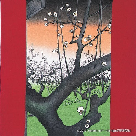 Iyo Yuinoh Center, Furoshiki: The Plum Garden in Kameido (large) - yunomi-jp.pro