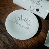 Kamigata Ryugi: Haiku Series Plate Set, Silver - yunomi-jp.pro