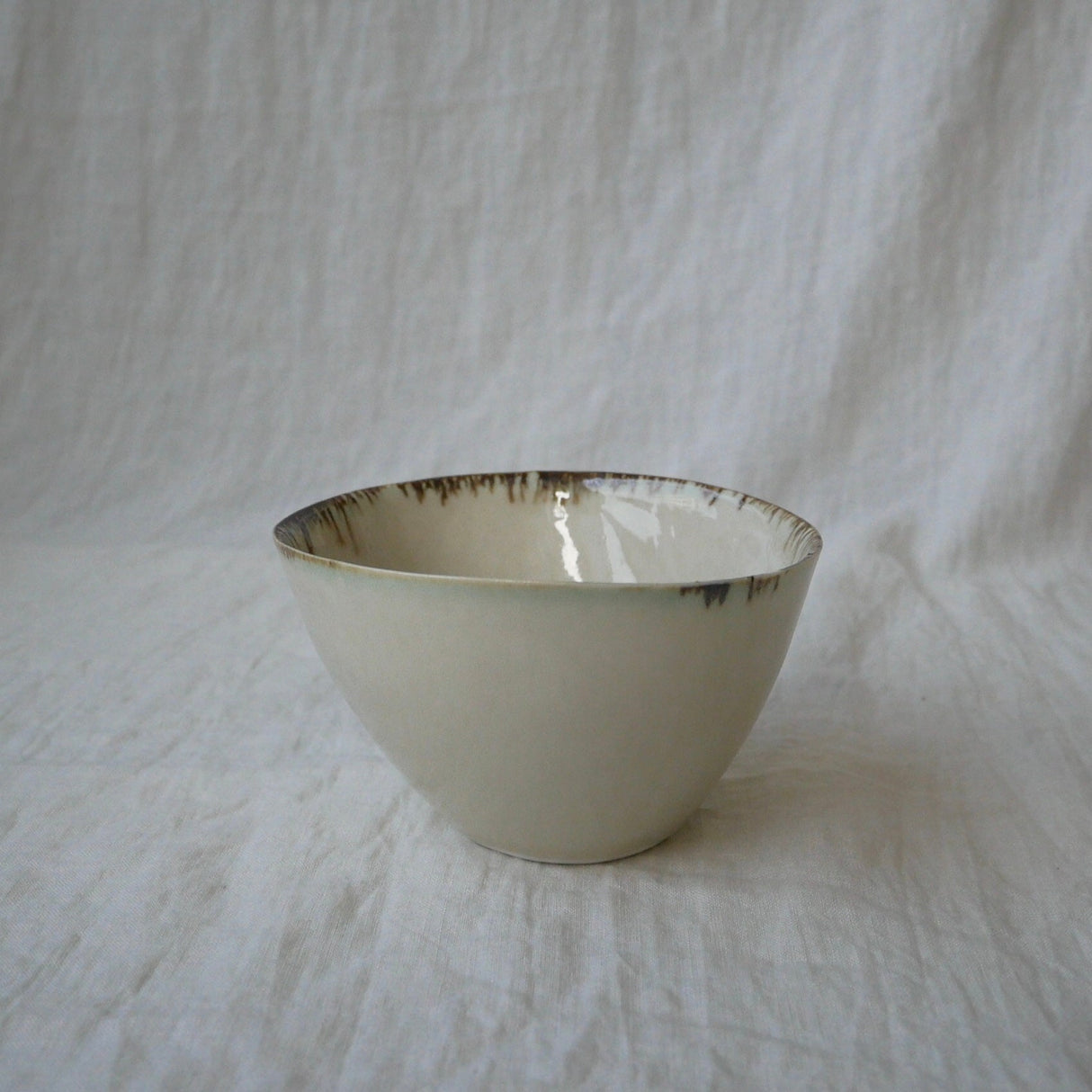 Kodama Toki: CLICK Bowl 0.5L /13cm Brown - yunomi-jp.pro
