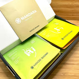 Mandara Green Tea Sampler Set by Kadode Ooigawa, Shizuoka - 4 steaming levels vs 4 green-roasting levels. (16 tea bags) - yunomi-jp.pro