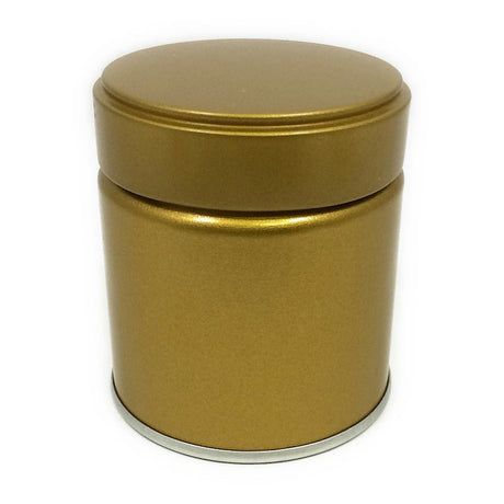 Matcha Tea Can, Gold Screw Top - yunomi-jp.pro