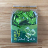 Morihan: Matcha powder encased crystal matcha candy 80g 森半 抹茶水晶飴 - yunomi-jp.pro
