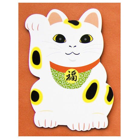 Muromachi Printing: Manekineko Cat Postcard - yunomi-jp.pro