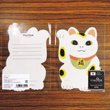 Muromachi Printing: Manekineko Ninja Cat Postcard - yunomi-jp.pro