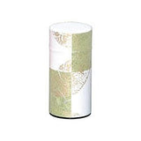 Okumura Seikan: Tea Can, Washi Paper - Gold leaf spring green　讃香　若葉 - yunomi-jp.pro