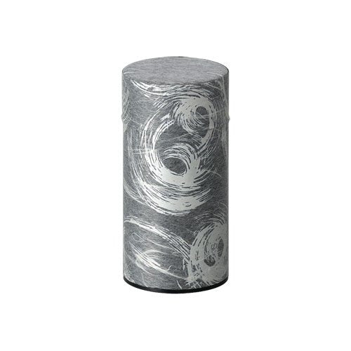 Okumura Seikan: Tea Can, Washi Paper - Nankyo Black Silver 南郷 黒銀 - yunomi-jp.pro