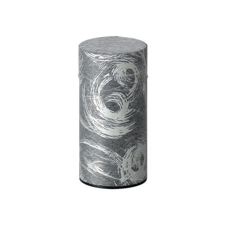 Okumura Seikan: Tea Can, Washi Paper - Nankyo Black Silver 南郷 黒銀 - yunomi-jp.pro