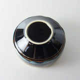 Saikai Ceramics: Hakuwan - Jatenmoku, Porcelain Matcha Bowl with Gift Box - yunomi-jp.pro