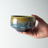 Saikai Ceramics: Hakuwan - Jatenmoku, Porcelain Matcha Bowl with Gift Box - yunomi-jp.pro