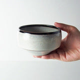 Saikai Ceramics: Hakuwan - Shiroyuzu, White Yuzu Porcelain Matcha Bowl with Gift Box - yunomi-jp.pro