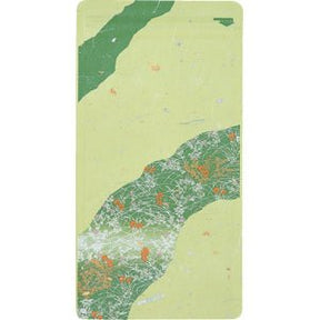 Seiwa 10413: Resealable bag (Japanese washi paper, green, flat, 120 x 230 mm) - yunomi-jp.pro