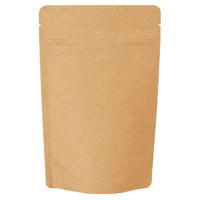 Seiwa 50744: Resealable biomass craft stand-up bag 110 x 170 - yunomi-jp.pro