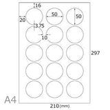 Seiwa - Inkjet Printable Washi Paper Labels - yunomi-jp.pro