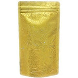 Seiwa: Resealable stand bag (gold Japanese washi paper, 6 sizes) - yunomi-jp.pro