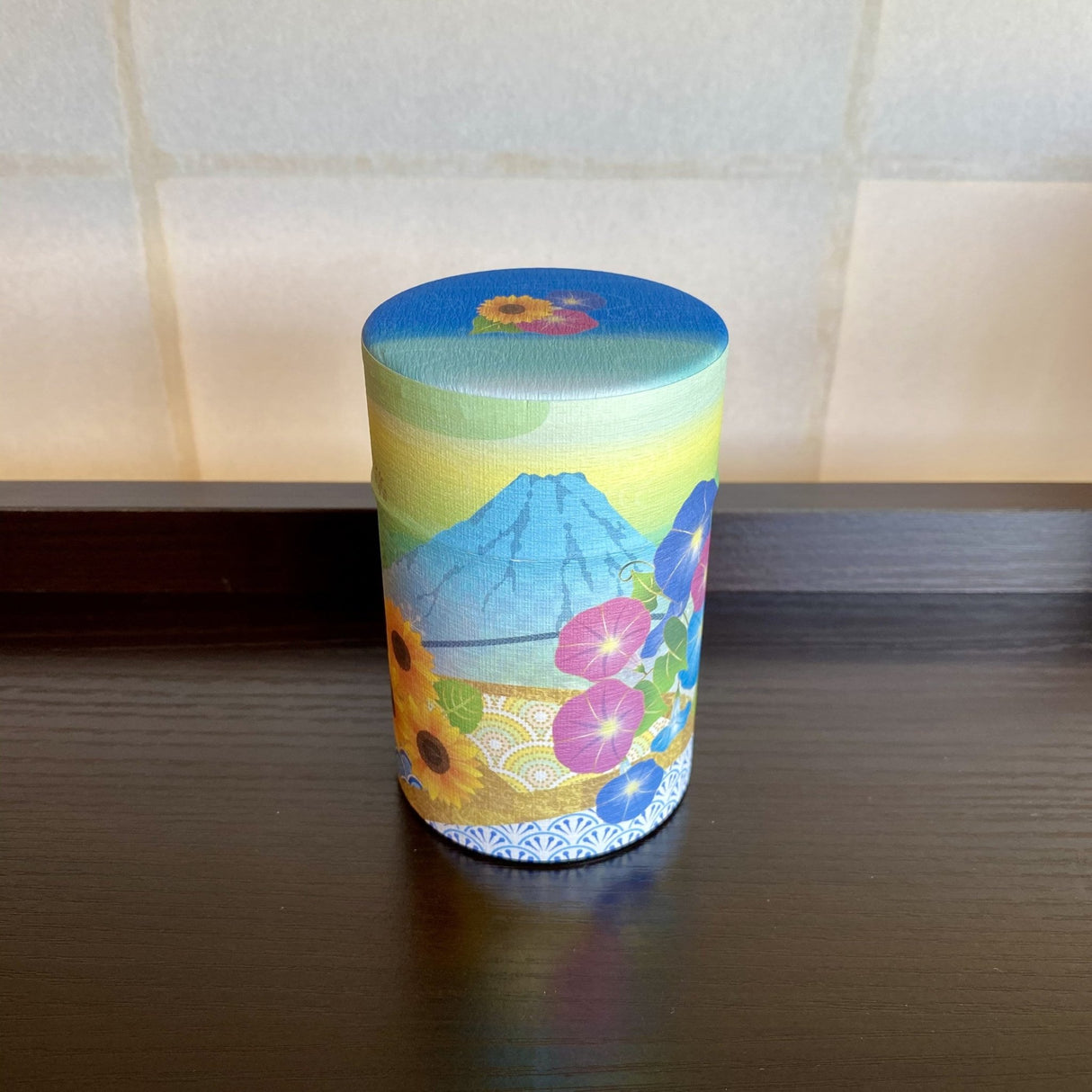 Shizucan: Mt. Fuji Series Washi Tea Canister - yunomi-jp.pro