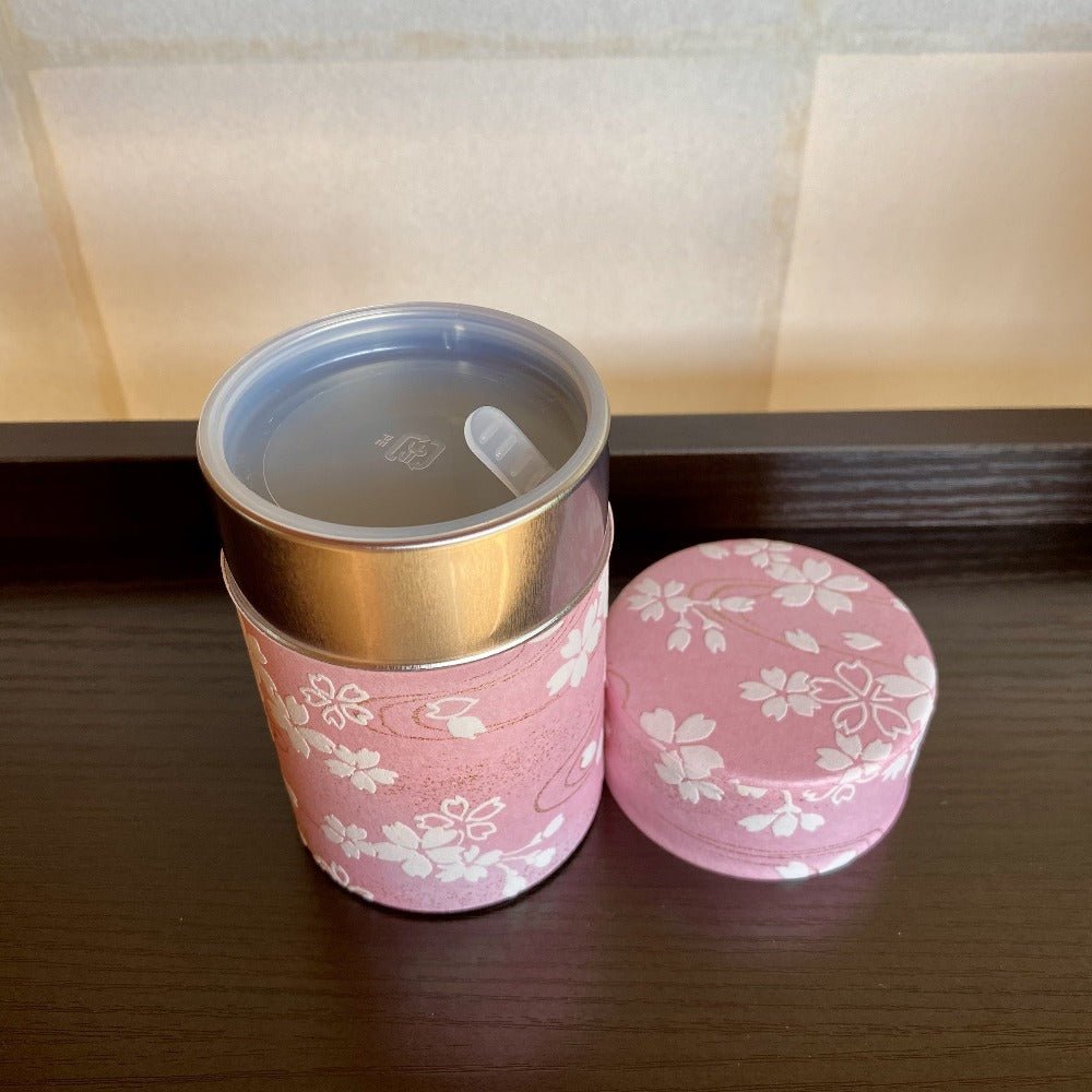 Shizucan: Sakura Tea Canister - yunomi-jp.pro