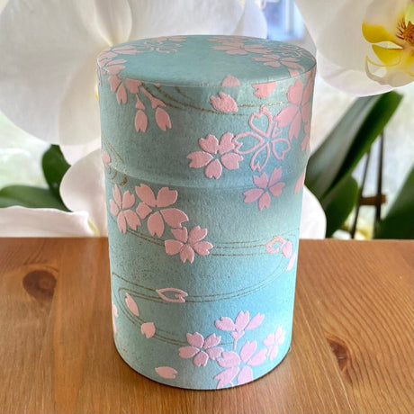Shizucan: Sakura Tea Canister - yunomi-jp.pro