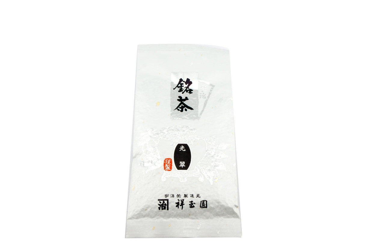 Shogyokuen: Gyokushin Mecha, Kousui 光翠 - Gyokuro Green Tea Leaf Tips - yunomi-jp.pro